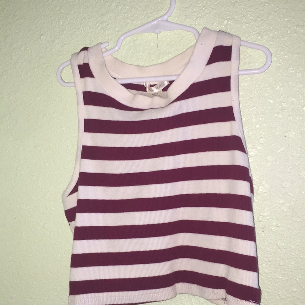 patterned crop top